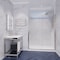 Anzzi 48 in. x 72 in. H Sliding Framed Shower Door in Brushed Nickel w/ Tsunami Guard Tempered Glass SD-AZ052-01BN - alternate 2